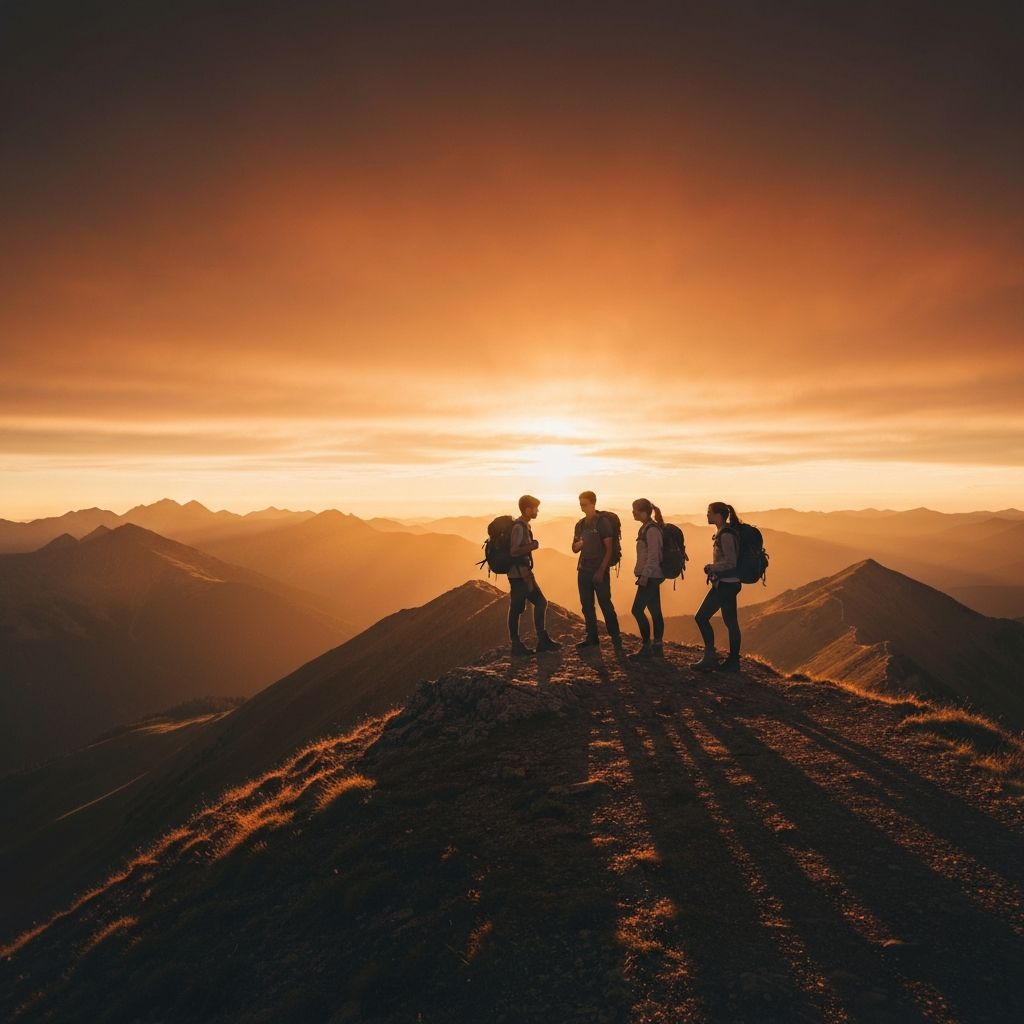 DofE Students Hiking