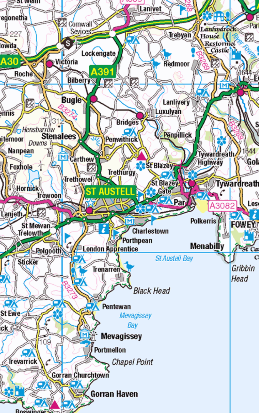 Terrain tracking view